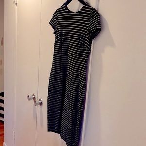 Ann Taylor SP Striped cotton & spandex
